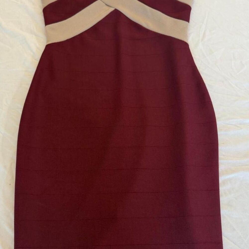 Unbranded Women's Burgundy and Red Dress